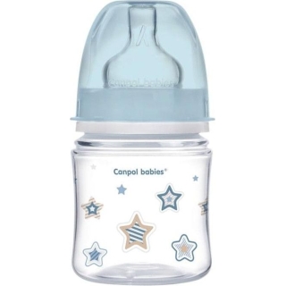 Butelka antykolkowa 120ml EasyStart Newborn baby 0m+ niebieskie gwiazdki 35/216_blue