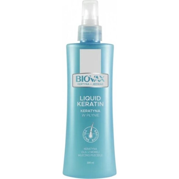 L'BIOTICA BIOVAX KERATYNA w płynie 200ml | drogeria-zdrowie.com.pl