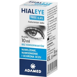 HIALEYE FREE 0,4% krople do oczu 10 ml