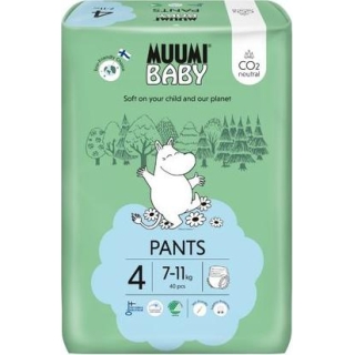 MUUMI Baby Pants 4 7-11 kg 40 sztuk