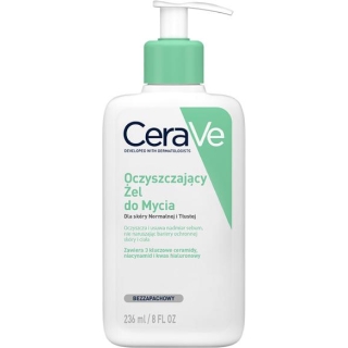 CERAVE Oczyszczający żel do mycia dla skóry normalnej i tłustej, 236 ml