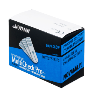 Paski testowe NOVAMA MultiCheck Pro+ glukoza