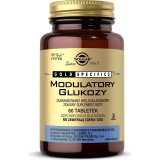 SOLGAR Modulatory Glukozy 60 kapsułek