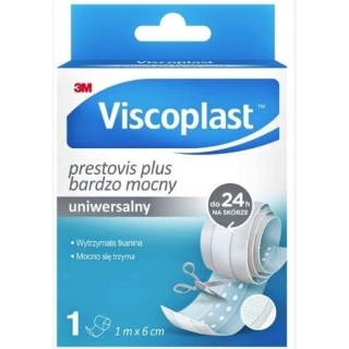 Plaster VISCOPLAST PRESTOPOR Supermiękki uniwersalny 1m x 6cm