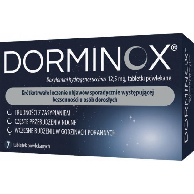 Dorminox 7 tabletek | drogeria-zdrowie.com.pl