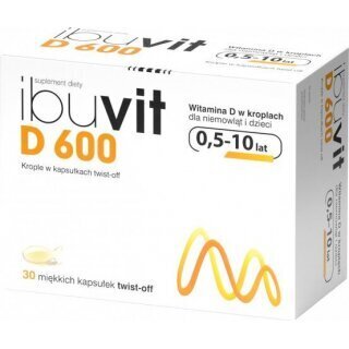 Ibuvit D witamina D 600j. 30 kapsułek twist-off