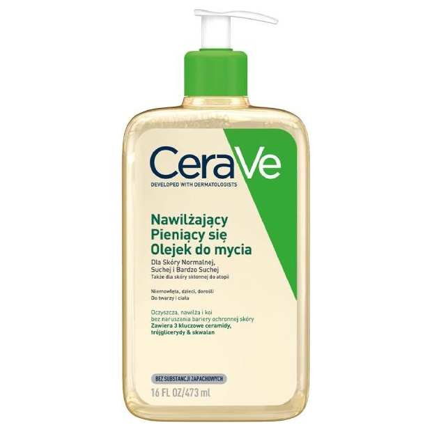 CERAVE Nawilżający olejek do mycia, 473 ml | drogeria-zdrowie.com.pl