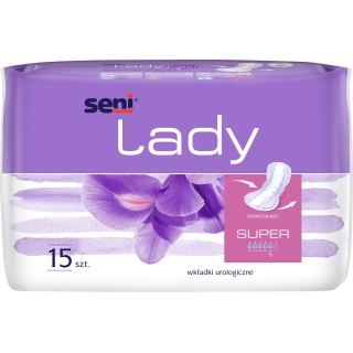 Wkładki urologiczne SENI LADY Super 15 sztuk