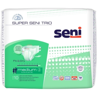 Pieluchomajtki SUPER SENI TRIO AIR M dla dorosłych 10 sztuk - zdjęcie poglądowe #5