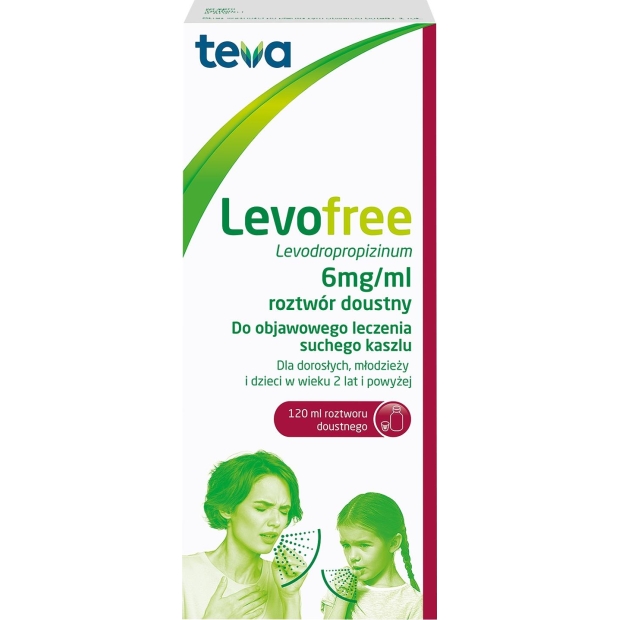 Levofree syrop 6mg/ml 120ml | drogeria-zdrowie.com.pl