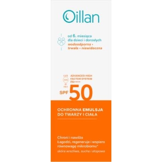 Oillan SUN Emulsja do twarzy i ciała od 6. miesiąca życia 100 ml - zdjęcie poglądowe #13