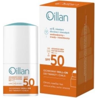 Oillan SUN Roll-on przeciwsłoneczny dla dzieci 50 ml