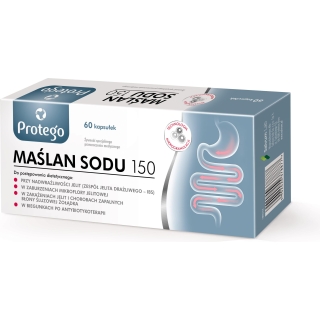 Maślan Sodu 150 Protego 60 kapsułek