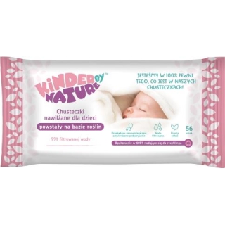 Chusteczki nawilżane Kinder by Nature 56 sztuk