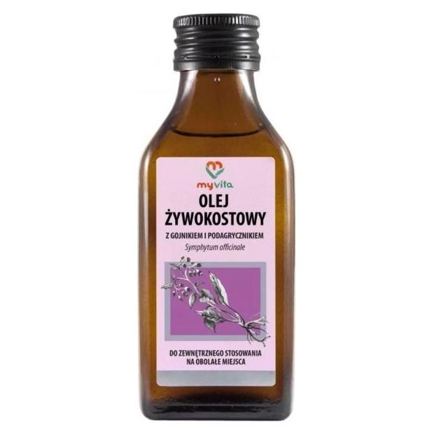 MyVita Olej Żywokostowy z gojnikiem, podagrycznikiem 100 ml | drogeria-zdrowie.com.pl