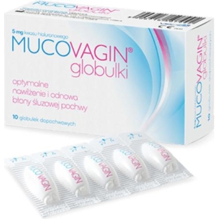 Mucovagin globulki dopochwowe, 10 sztuk