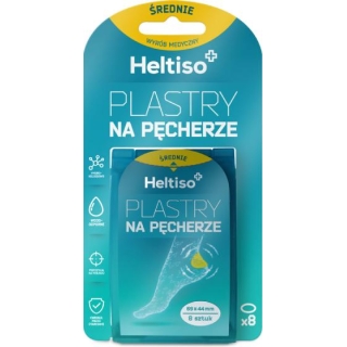 HELTISO Plastry na pęcherze średnie, 8 sztuk