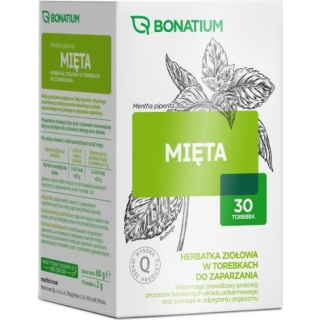 BONATIUM Mięta herbatka ziołowa, 30 torebek