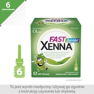 XENNA FAST JUNIOR Mikrowlewki doodbytnicze, 6 sztuk - zdjęcie poglądowe #12