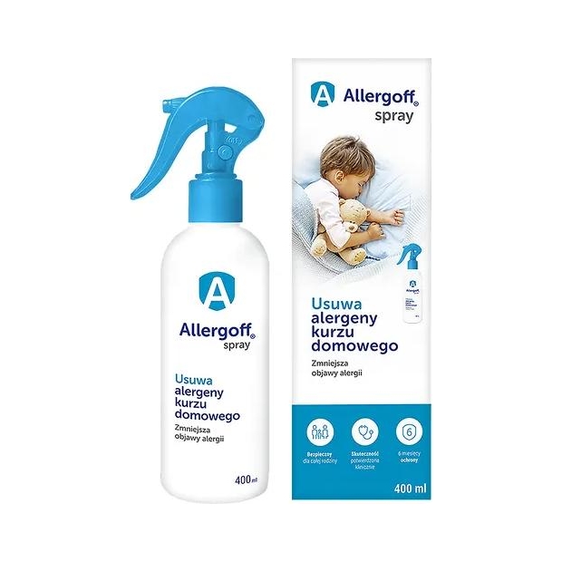 Allergoff Spray neutralizator alergenów 400 ml | drogeria-zdrowie.com.pl