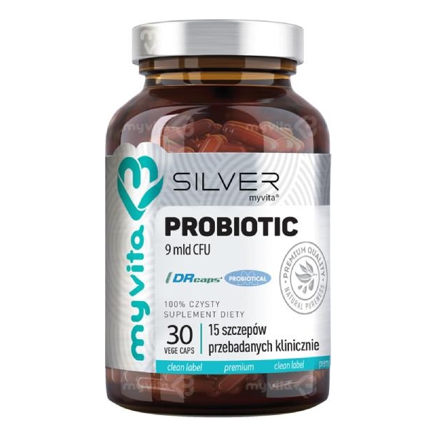 MYVITA Silver Probiotic, 30 kapsułek | drogeria-zdrowie.com.pl