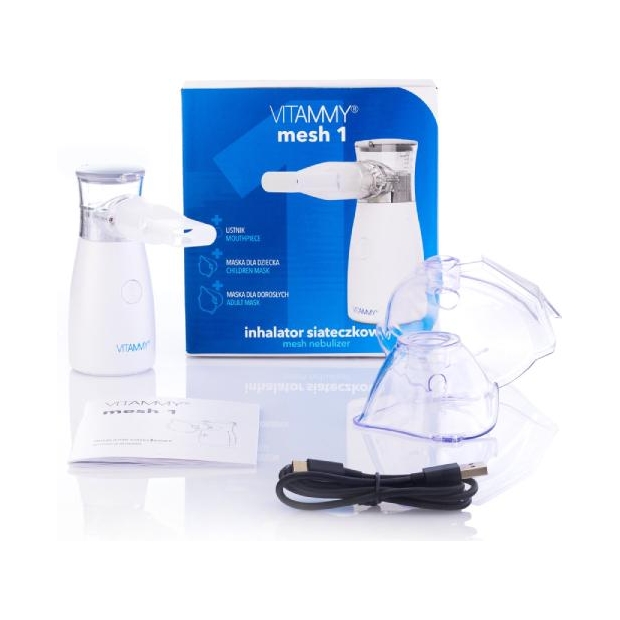 VITAMMY Mesh 1 NE-M0 Inhalator siateczkowy, 1 sztuka | drogeria-zdrowie.com.pl