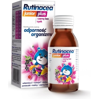RUTINACEA JUNIOR PLUS Syrop dla dzieci na odporność, 100 ml