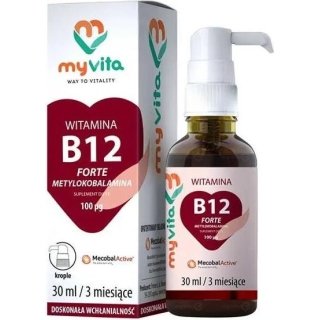 MYVITA Witamina B12 Forte krople, 30 ml