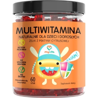 MYVITA Multiwitamina dla dzieci i dorosłych, 60 sztuk