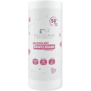 BOCIOLAND Ręczniki bawełniane, 50 sztuk