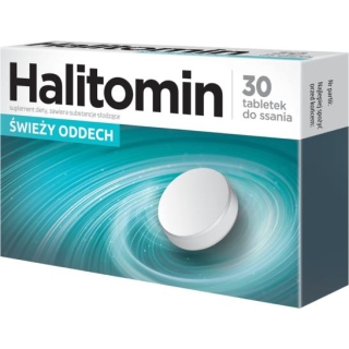 HALITOMIN Świeży oddech, 30 tabletki do ssania
