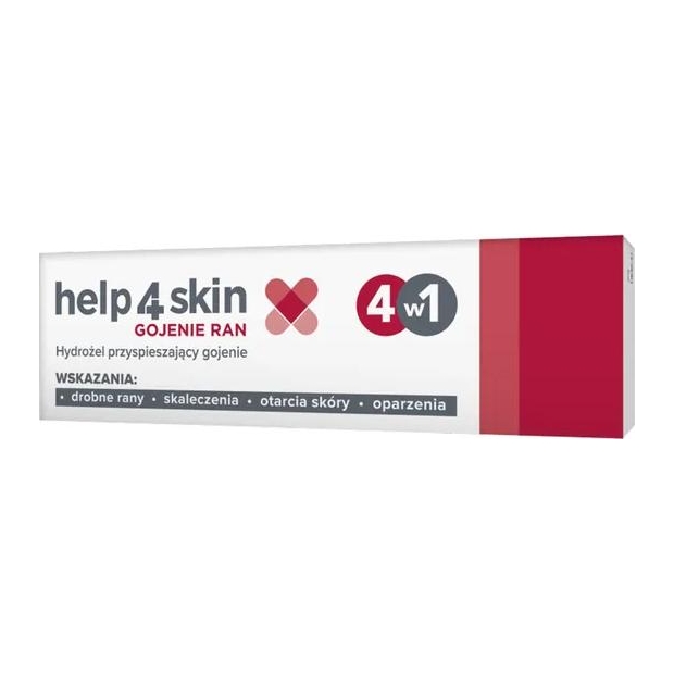 Help4Skin Gojenie Ran, żel przyśpieszający gojenie, 50 g | drogeria-zdrowie.com.pl