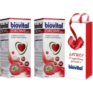 2 x Biovital Zdrowie Plus,1000 ml + torba gratis
