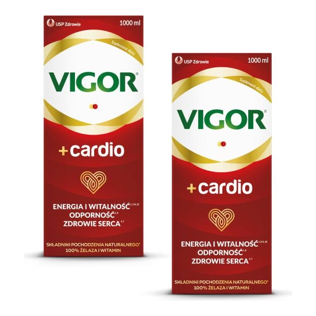 2 x VIGOR+ CARDIO płyn, 1000 ml | drogeria-zdrowie.com.pl