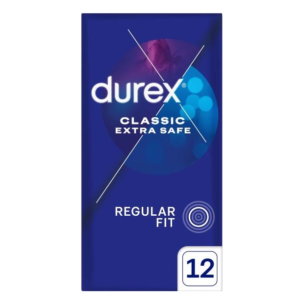 DUREX Extra Safe Prezerwatywy, 12 sztuk | drogeria-zdrowie.com.pl