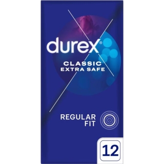 DUREX Extra Safe Prezerwatywy, 12 sztuk