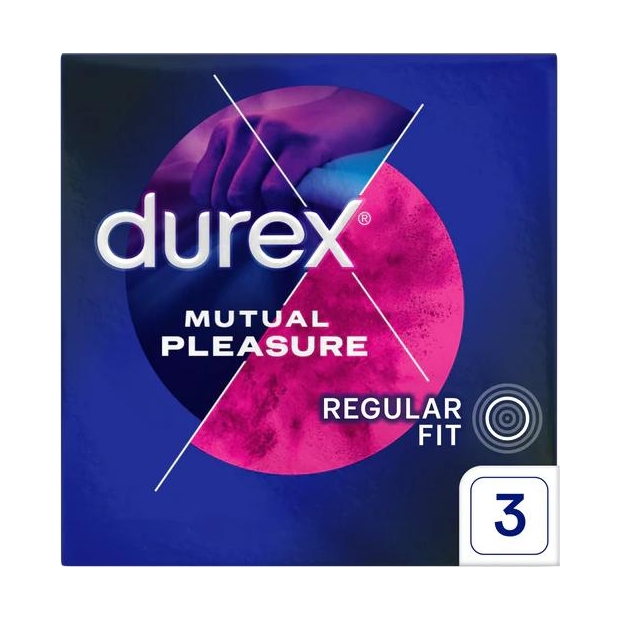 DUREX Mutual Pleasure Prezerwatywy, 3 sztuki | drogeria-zdrowie.com.pl