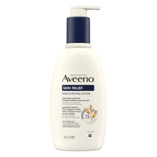 AVEENO Skin Relief Balsam do ciała nawilżający, 300 ml | drogeria-zdrowie.com.pl