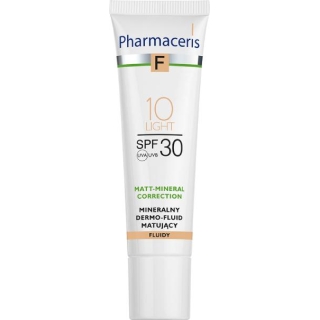 PHARMACERIS F Mineralny Dermo-Fluid matujący light 10 SPF30, 30 ml