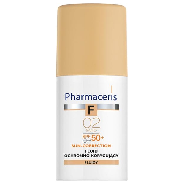 PHARMACERIS F Fluid łagodzący podrażnienia ochronno-korygujący Ivory 01 SPF50, 30 ml | drogeria-zdrowie.com.pl