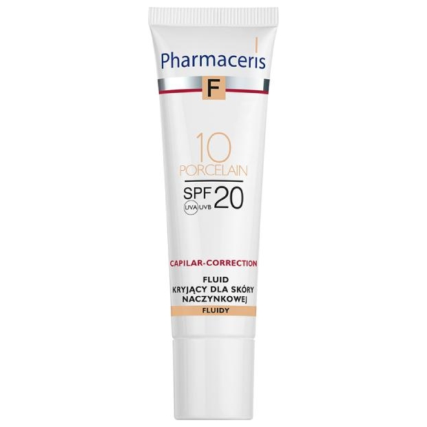 PHARMACERIS F Fluid łagodzący podrażnienia ochronno-korygujący Sand 02 SPF50, 30 ml | drogeria-zdrowie.com.pl