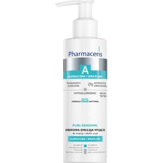 PHARMACERIS A PURI-SENSIMIL Emulsja myjąca do twarzy i okolic oczu, 190 ml