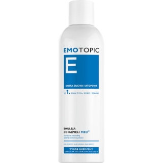 EMOTOPIC Med+ Emulsja do kąpieli do codziennego stosowania od 1 dnia życia, 400 ml