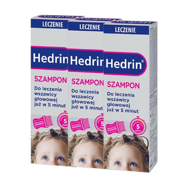 3 x Hedrin Szampon, 100 ml | drogeria-zdrowie.com.pl