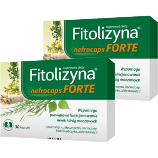 2 x FITOLIZYNA nefrocaps Forte, na nerki, 30 kapsułek