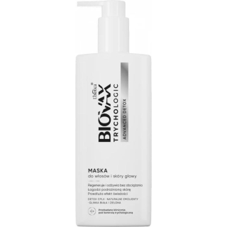 BIOVAX Trychologic advanced detox maska do włosów, 200 ml