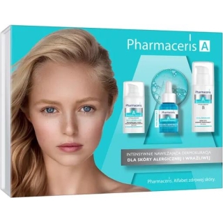 PHARMACERIS A Zestaw intensywnie nawilżający, 50ml + 15ml + 4ml