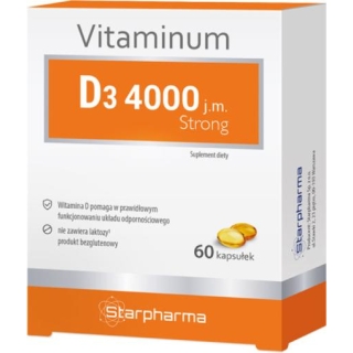 VITAMINUM D3 4000 j.m. Strong, 60 kapsułek