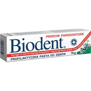 BIODENT Pasta przeciw paradontozie, 75 g