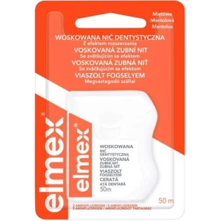 ELMEX Nić dentystyczna do zębów woskowana